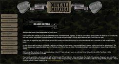 Desktop Screenshot of metalmilitiasa.com